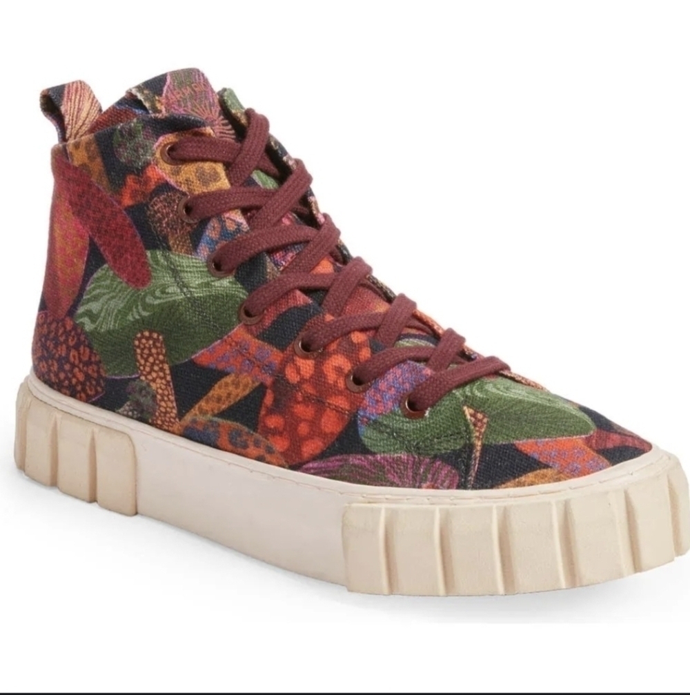 Farm Rio Leopard Mushroom Flat Form High Top